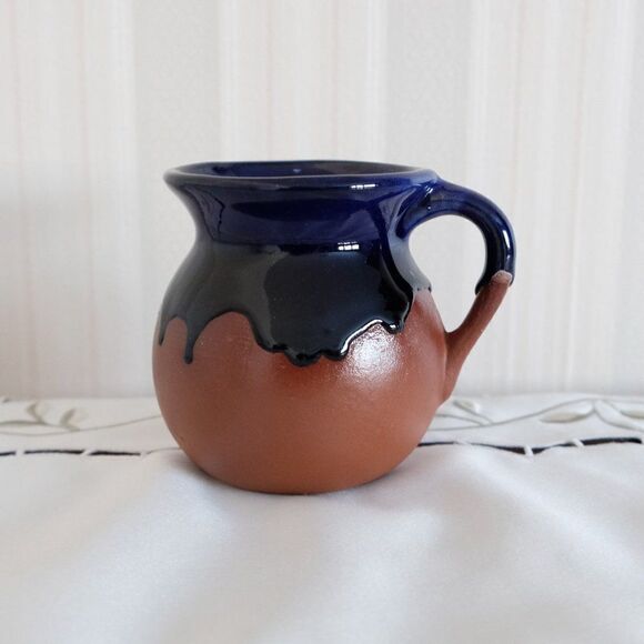 Pottery Drip Glaze Coffee Mug - Picture 1 of 5